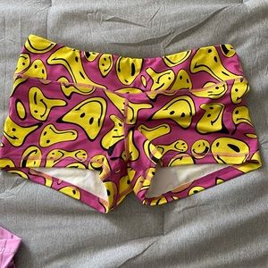 Large Fleo Smiley Face Shorts